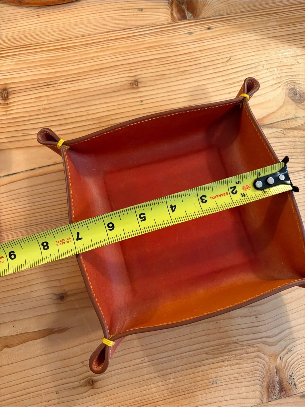 MASHBURN leather Handcrafted Valet Tray
